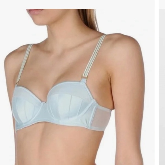 Stella McCartney blue Cherie Sneezing Contour Bra 34C - Picture 1 of 6